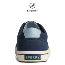 Load image into Gallery viewer, Sperry Men&#39;s SeaCycled™ Striper II Textile Sneaker Navy (STS25435)
