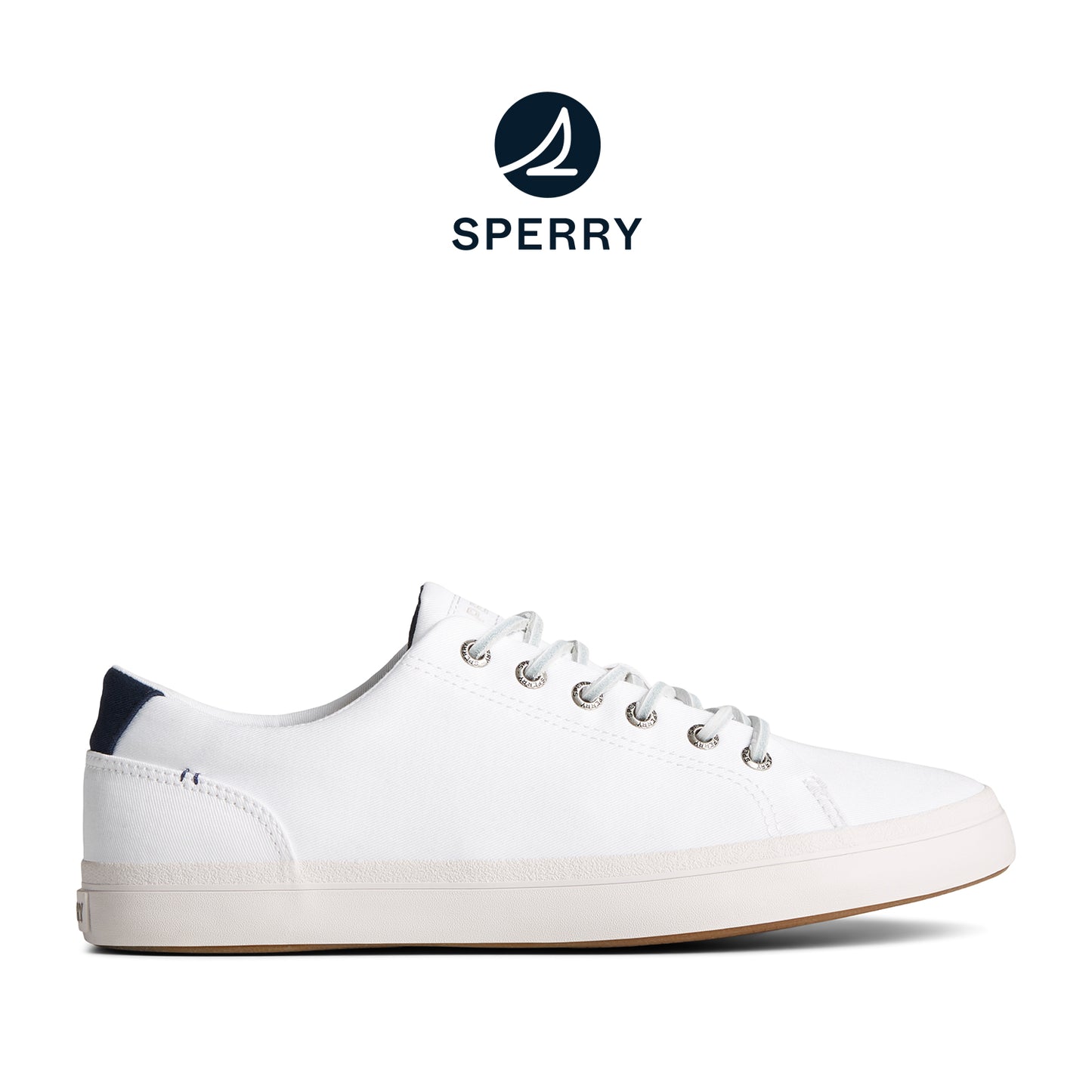 Sperry Men's SeaCycled™ Striper II Textile Sneakers - White (24F002110)