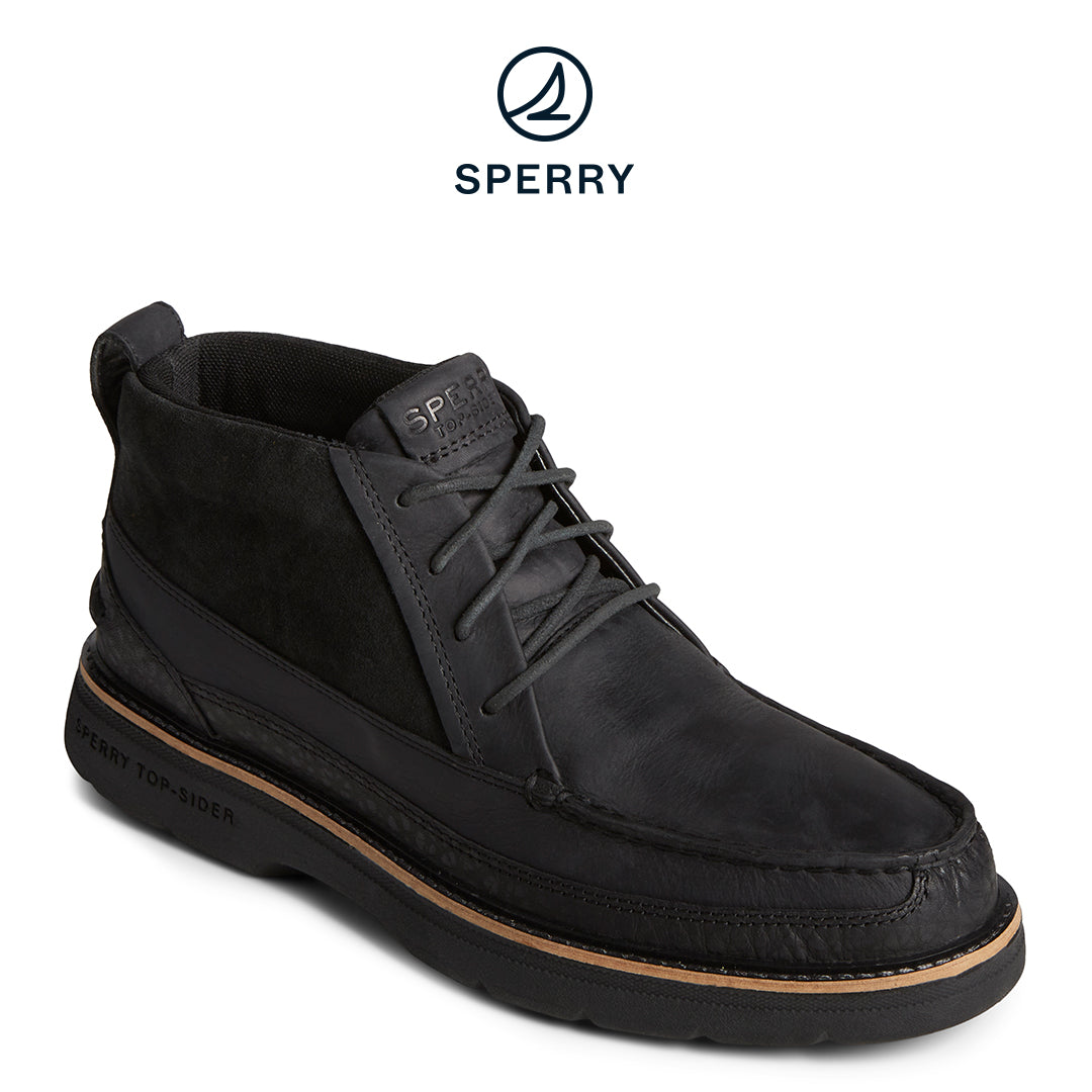 Sperry Men's Authentic Original Lug Chukka Plushwave™ Boot Black (STS25456)