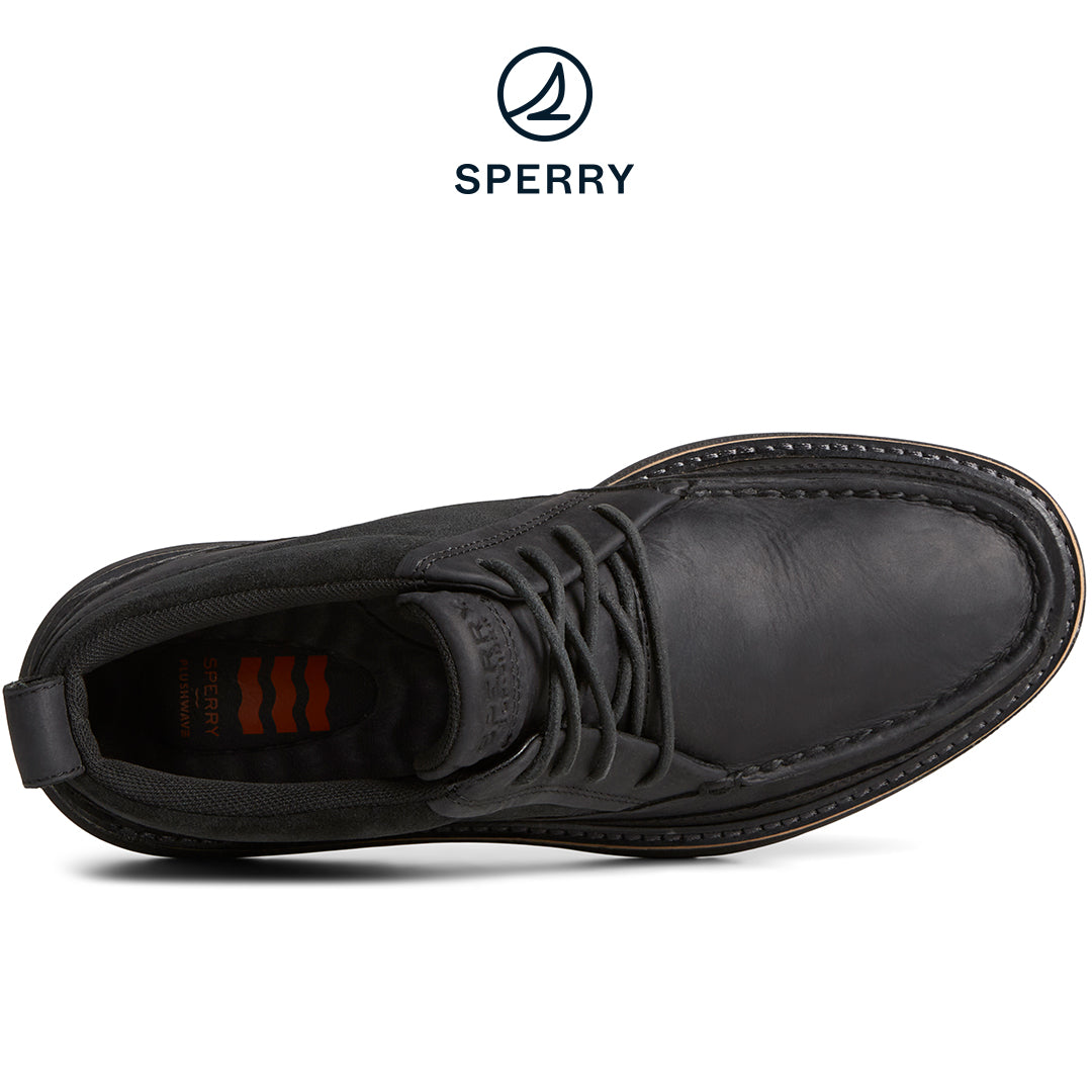 Sperry Men's Authentic Original Lug Chukka Plushwave™ Boot Black (STS25456)