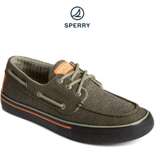 Load image into Gallery viewer, Sperry Men&#39;s SeaCycled™ Bahama Storm 3-Eye Boat Sneaker Olive/Black (STS25457)
