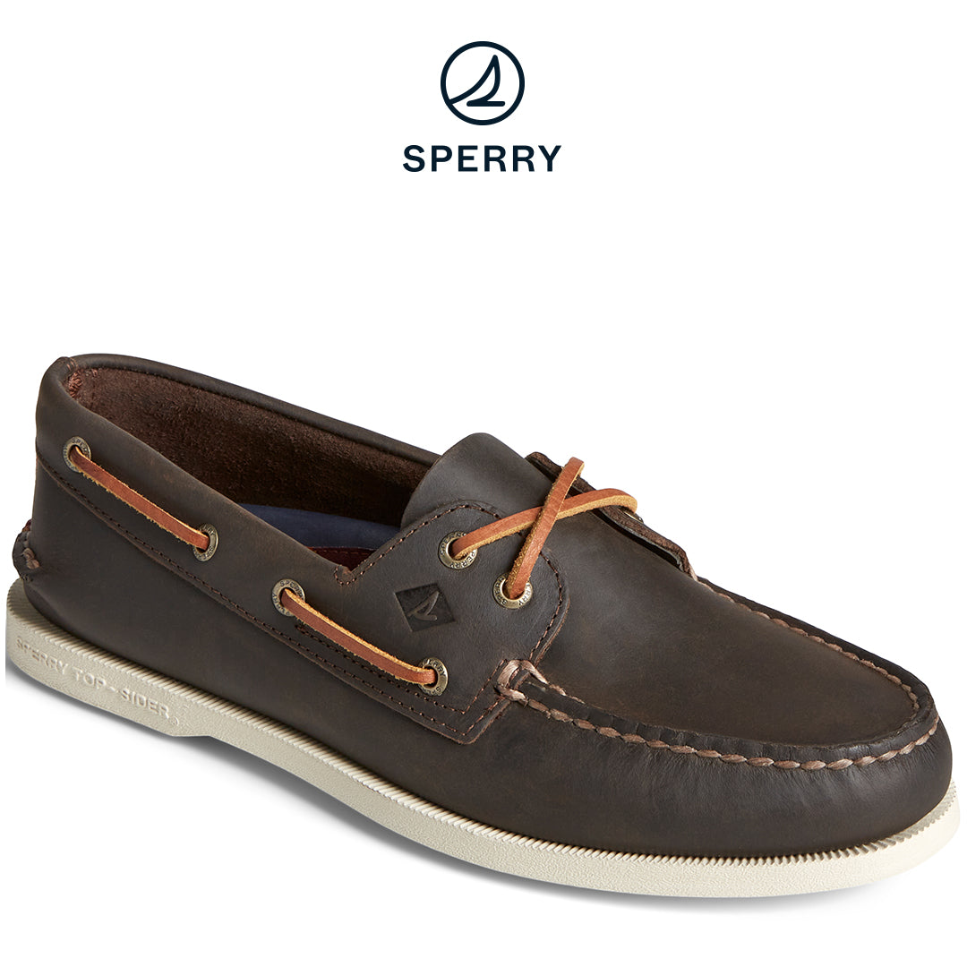 Sperry Men's Authentic Original™ Leather Boat Shoe Brown (STS25509