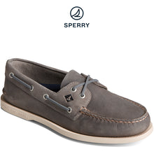 Load image into Gallery viewer, Sperry Men&#39;s Authentic Original™ Leather Boat Shoe Grey (STS25510)
