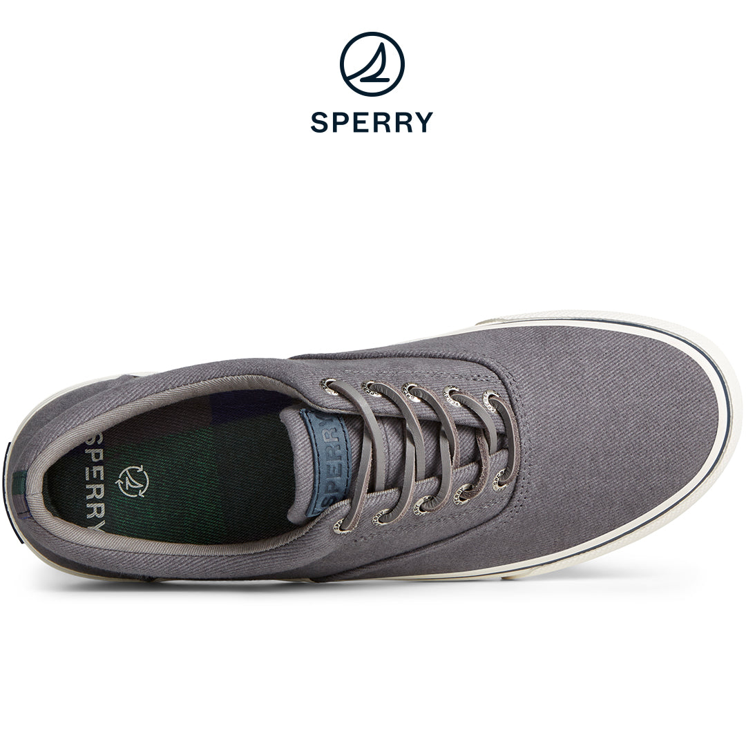 Sperry Men s SeaCycled Striper II CVO Textile Sneaker Grey STS25513 Complex Lifestyle Store