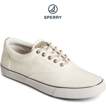 Load image into Gallery viewer, Sperry Men&#39;s SeaCycled™ Striper II CVO Textile Sneaker White (STS25514)
