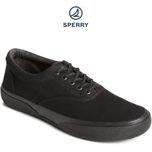 Load image into Gallery viewer, Sperry Men&#39;s SeaCycled™ Halyard CVO Sneaker Black (STS25536)
