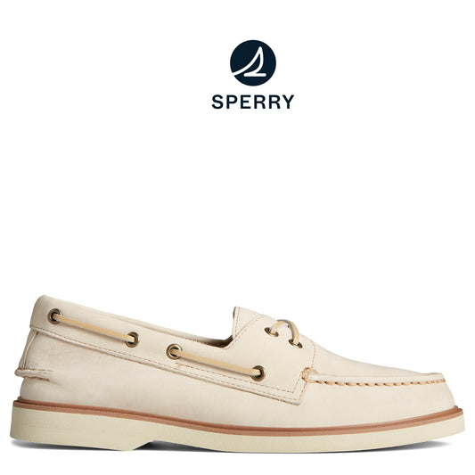 Sperry Men's Authentic Original Double Sole Nubuck Boat Shoe Birch (STS25548)