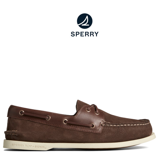 Sperry Men's Authentic Original™ Nubuck Boat Shoe Brown (STS25560)
