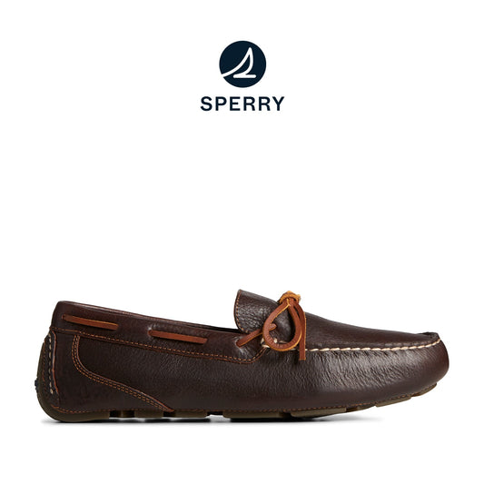 Sperry Men's Davenport Pull-Up Leather 1-Eye Driver Casuals - Brown (M139343240)