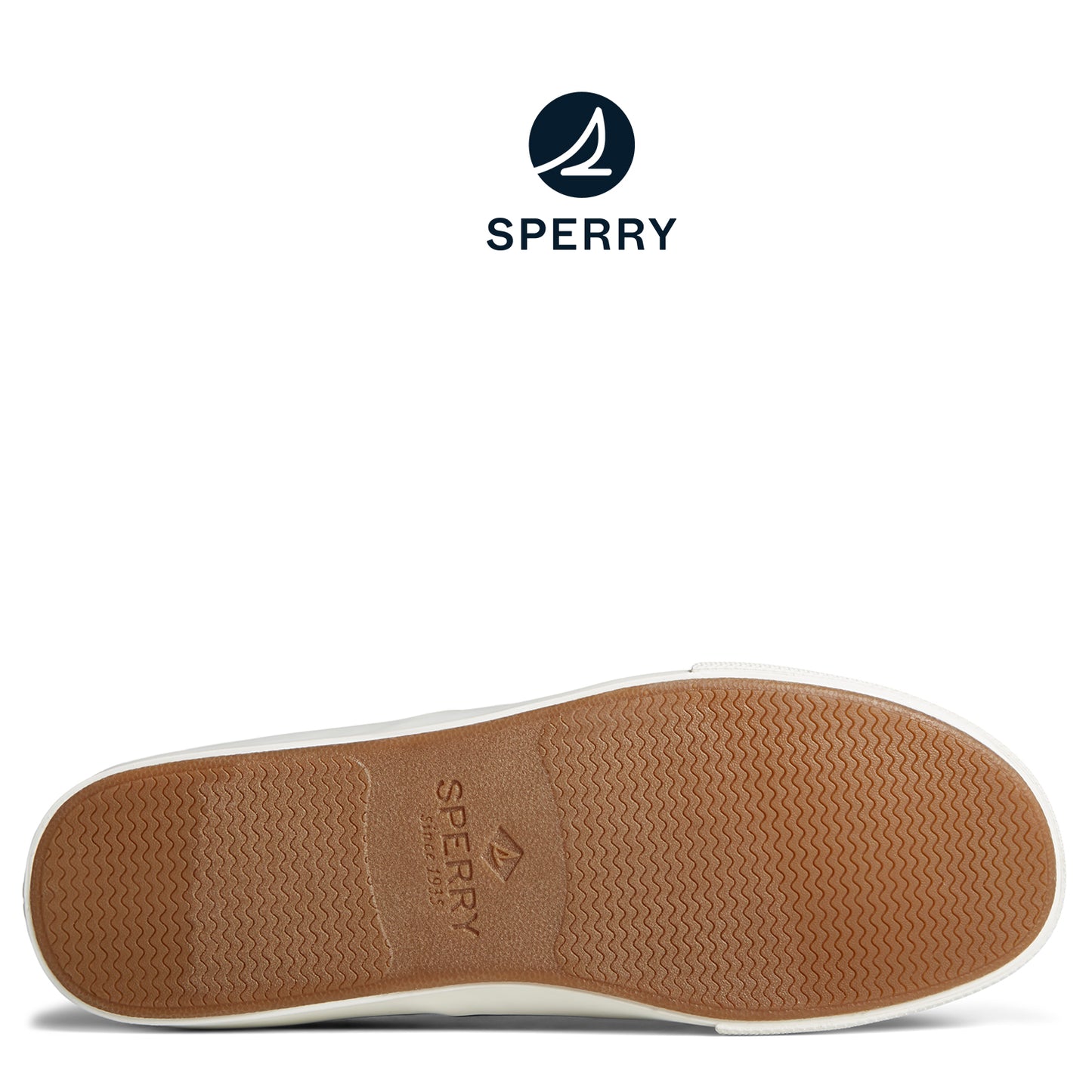 Sperry Men's SeaCycled Striper II Slub Linen Sneaker Black (STS25664)