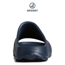 Load image into Gallery viewer, Sperry Men&#39;s Float Slide Tonal Sandal Navy (STS25712)
