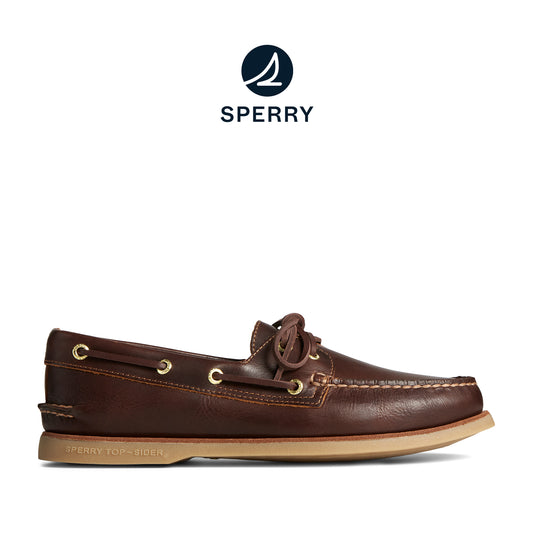 Sperry Men's Gold Cup™ Authentic Original™ Orleans Leather Boat Shoes Topsider - Brown (M139345110)