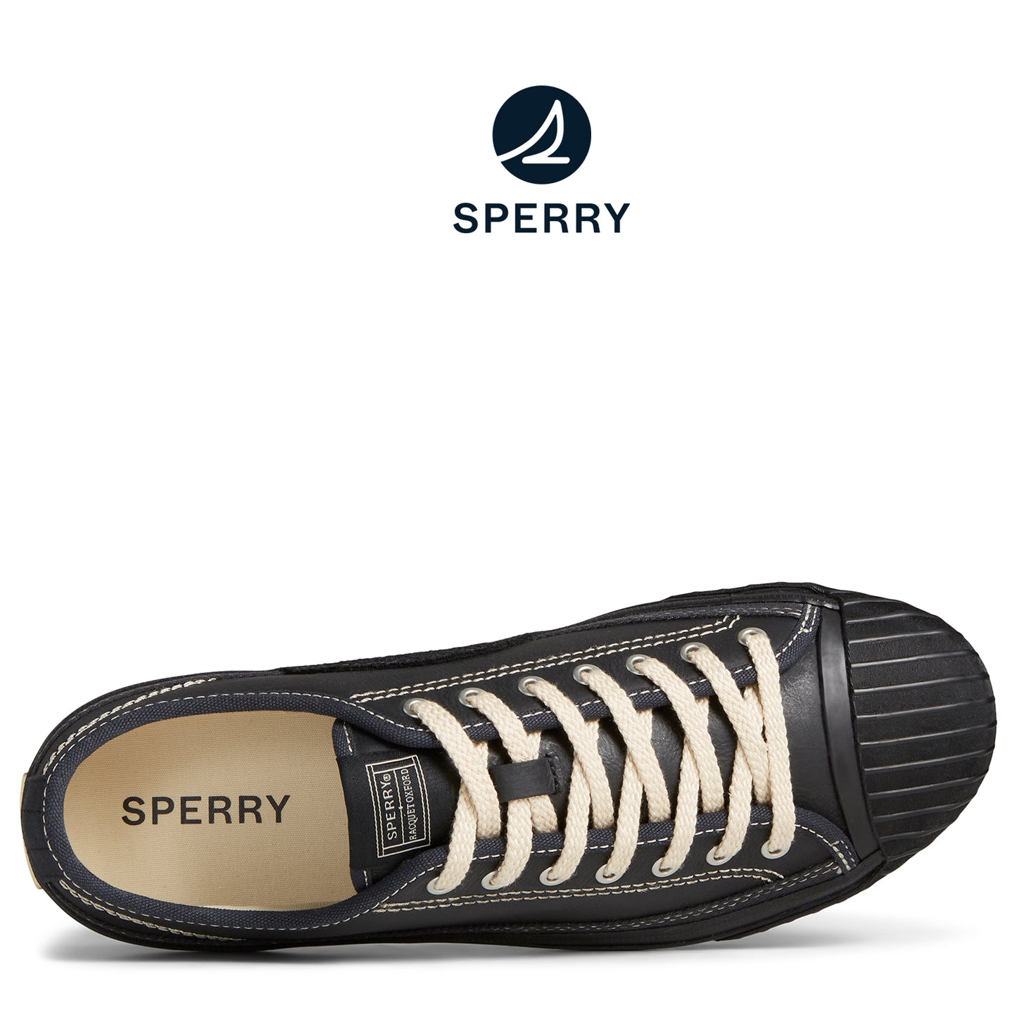 Sperry Men's Racquet Oxford Sneaker Black (STS25734)