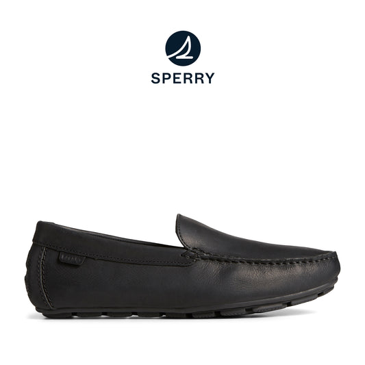 Sperry Men's Wave Driver Venetian Casual Loafers - Black (24F002910)