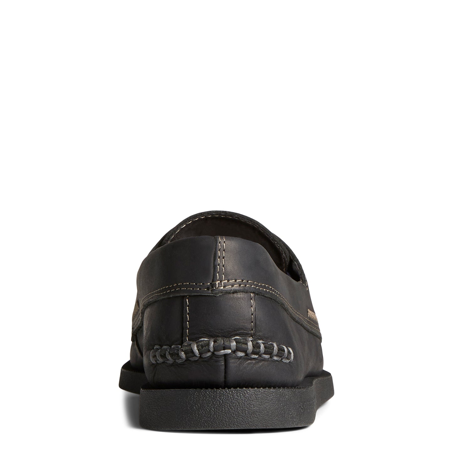 Sperry Men's Authentic Original™ 2-Eye Sirocco Leather Boat Shoe - Black (STS25788)