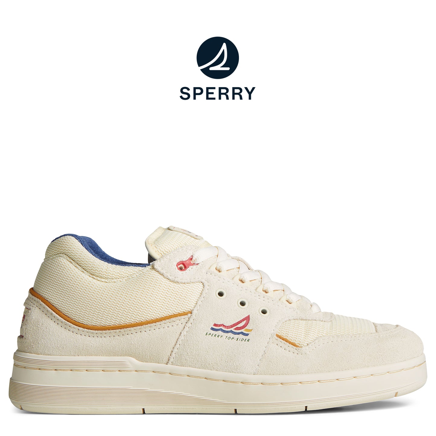 Sperry Men's US12 Sneaker - White/Multi (STS25903)