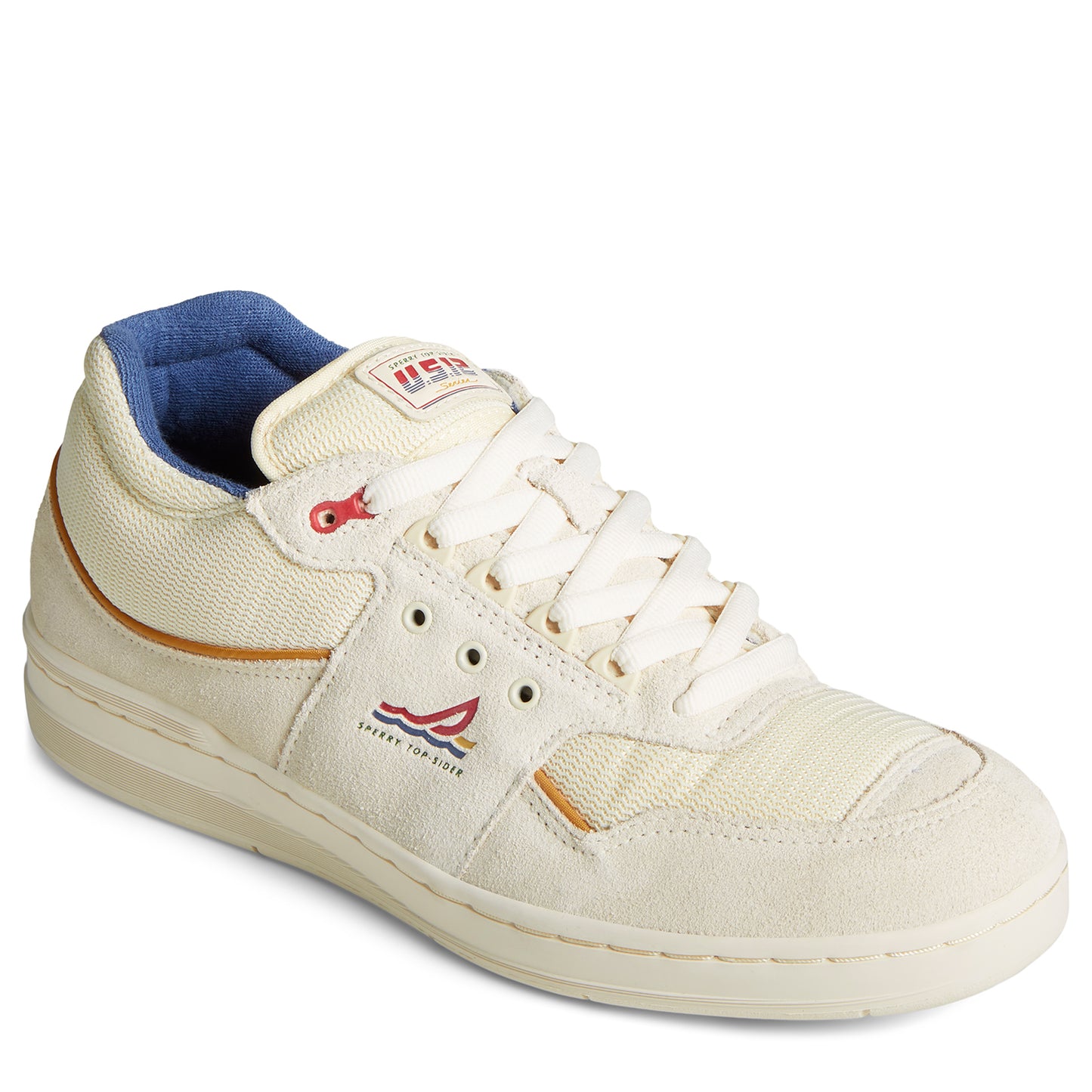 Sperry Men's US12 Sneaker - White/Multi (STS25903)
