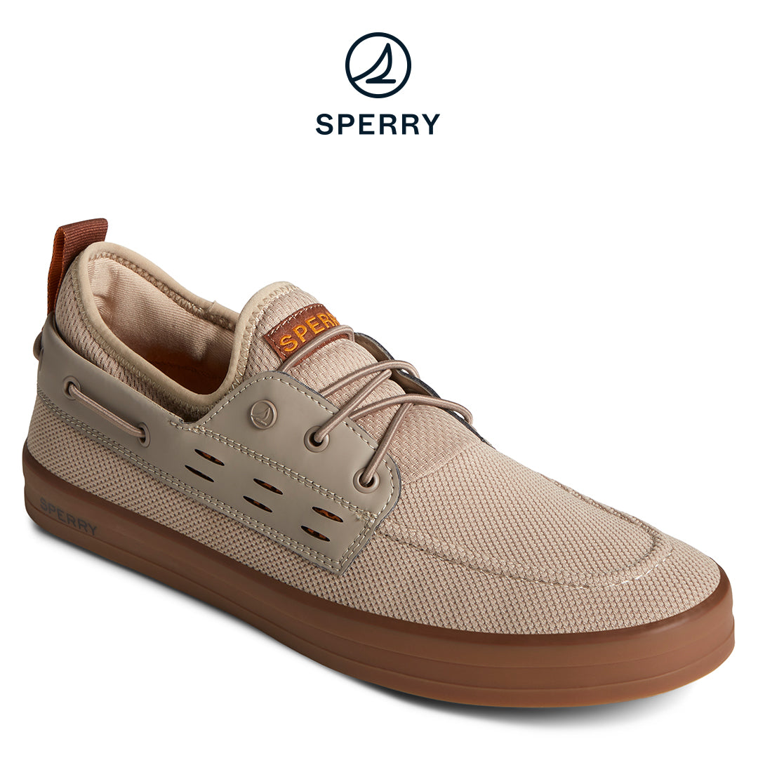 Sperry Men's Fairlead Boat Sneaker Taupe (STS41135)