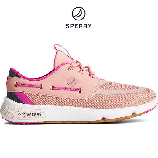 Sperry Women's 7 Seas 3-Eye Sneaker Rose (STS49154)