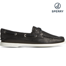 Load image into Gallery viewer, Sperry Women&#39;s Authentic Original 2-Eye Black Boat Shoes (STS81164)

