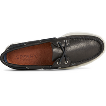 Load image into Gallery viewer, Sperry Women&#39;s Authentic Original 2-Eye Black Boat Shoes (STS81164)
