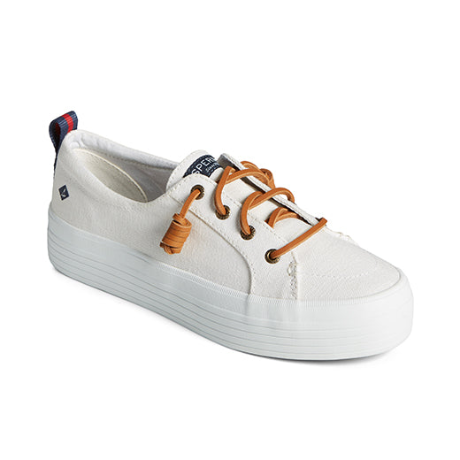 Sperry Women's Crest Triple Sneaker - White (STS84190)