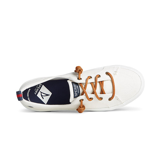 Sperry Women's Crest Triple Sneaker - White (STS84190)