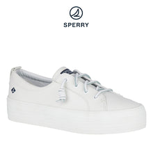 Load image into Gallery viewer, Women&#39;s Crest Vibe Platform Leather Sneaker White (STS84423)
