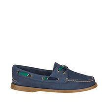 Load image into Gallery viewer, Women&#39;s Authentic Original Varsity Boat Shoe - Navy (STS84500)
