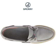 Load image into Gallery viewer, Sperry Women&#39;s Authentic Original 2-Eye Varsity Boat Shoes (Grey) STS84519
