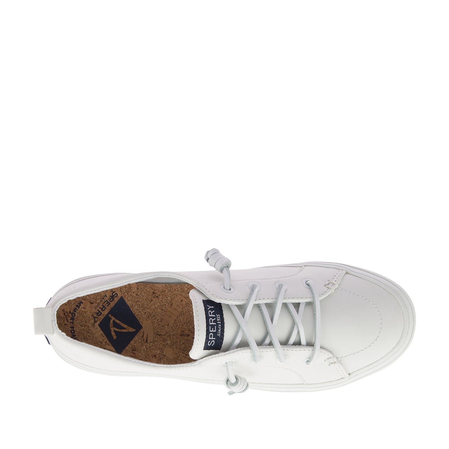 Sperry Women's Crest Vibe Leather Sneakers - White (24F003020)