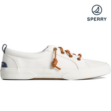 Load image into Gallery viewer, Sperry Women&#39;s Pier Wave Canvas Sneaker - White (STS85102)
