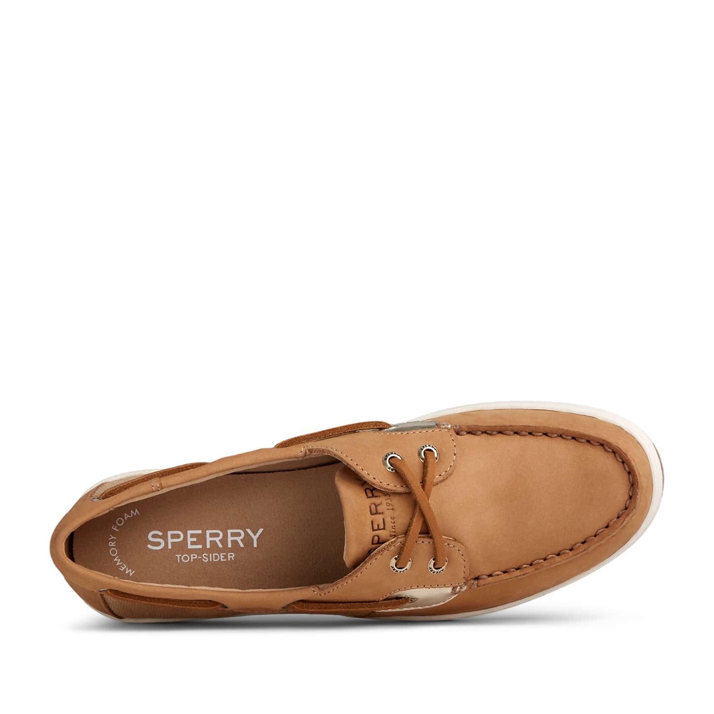 Sperry Women's Coastfish Boat Shoes Topsider - Tan/Gold (L139340070)