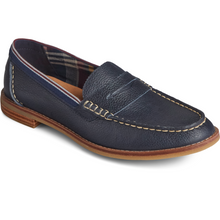 Load image into Gallery viewer, Sperry Women&#39;s Seaport Penny Tumbled Leather Loafer - Navy (STS85433)
