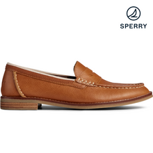 Load image into Gallery viewer, Sperry Women&#39;s Seaport Penny Tumbled Leather Loafer - Tan (STS85436)
