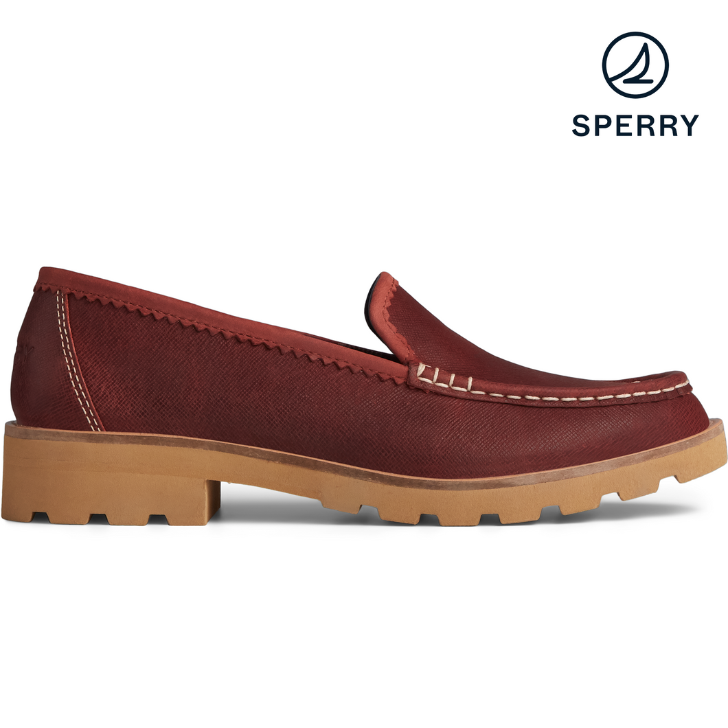 Sperry Women's Authentic Original Leather Lug Loafer - Cordovan (STS856100)