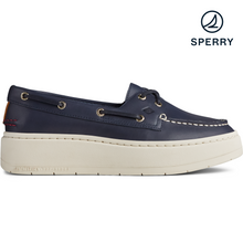 Load image into Gallery viewer, SPERRY Women&#39;s Authentic Original Platform Boat Shoe - Navy (STS85621)

