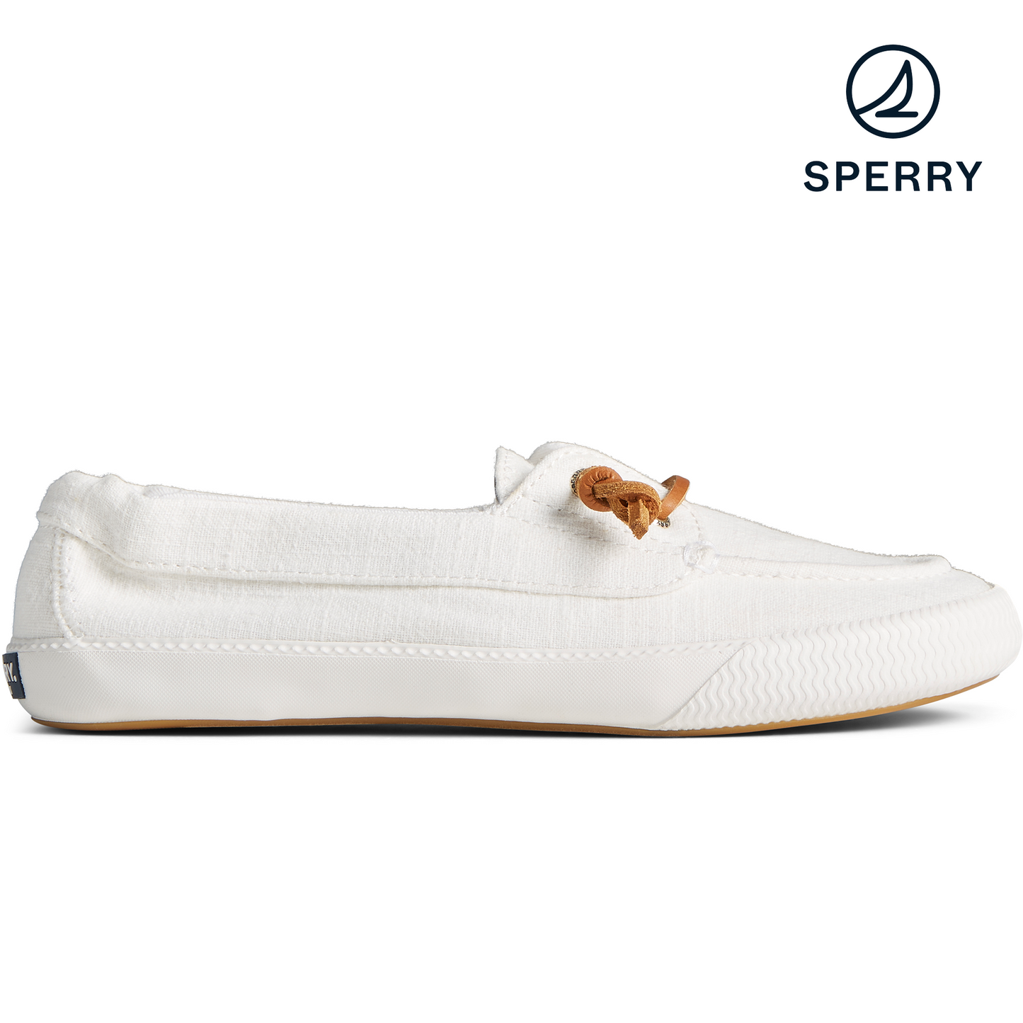 Sperry Women's Lounge Away 2 Boat Sneaker - White (STS86044)