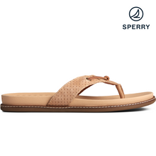 Load image into Gallery viewer, Sperry Women&#39;s Waveside PLUSHWAVE Flip Flop - Brown (STS86127)
