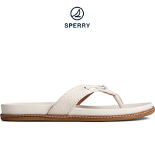 Load image into Gallery viewer, Sperry Women&#39;s Waveside PLUSHWAVE™ Flip Flop Ivory (STS86522)
