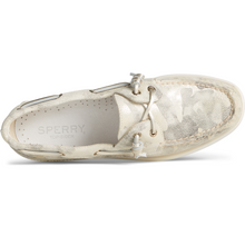Load image into Gallery viewer, Sperry Women&#39;s Authentic Original Vida Metallic Camo Ivory/Multi Boat Shoes STS86660
