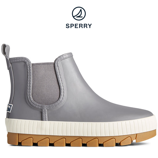 Sperry Women's Torrent Chelsea Rain Boot - Grey (STS86827)