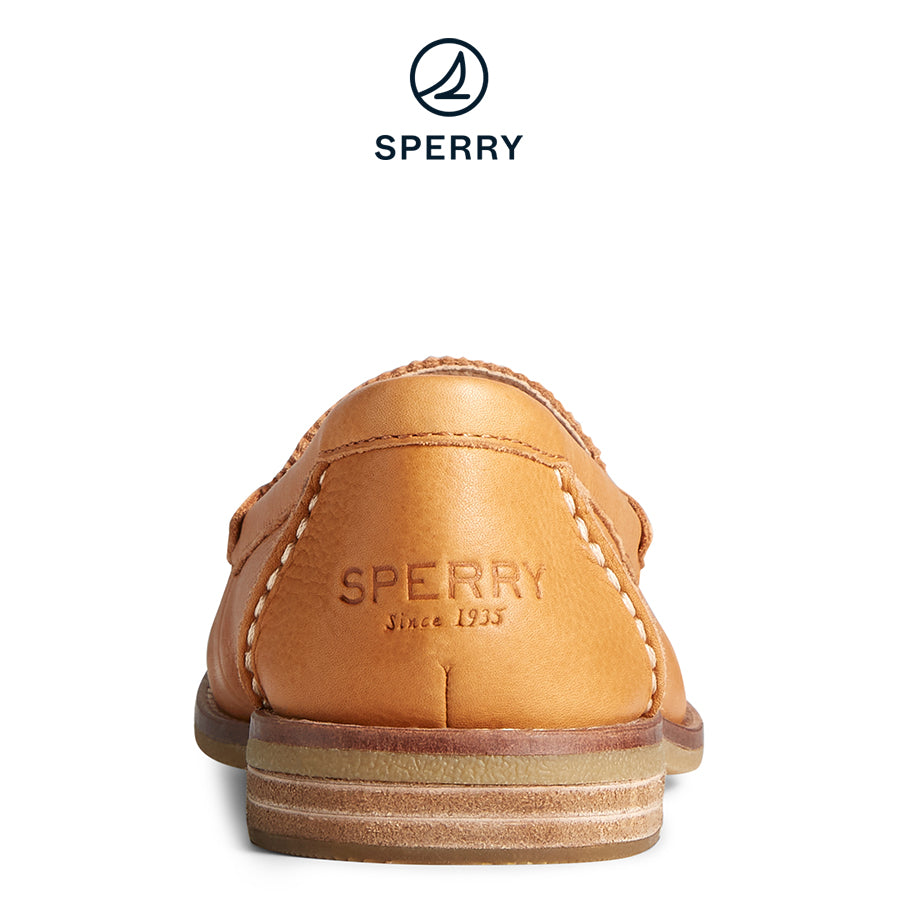 Sperry Women's Seaport Penny Leather Loafer Tan (STS86930)