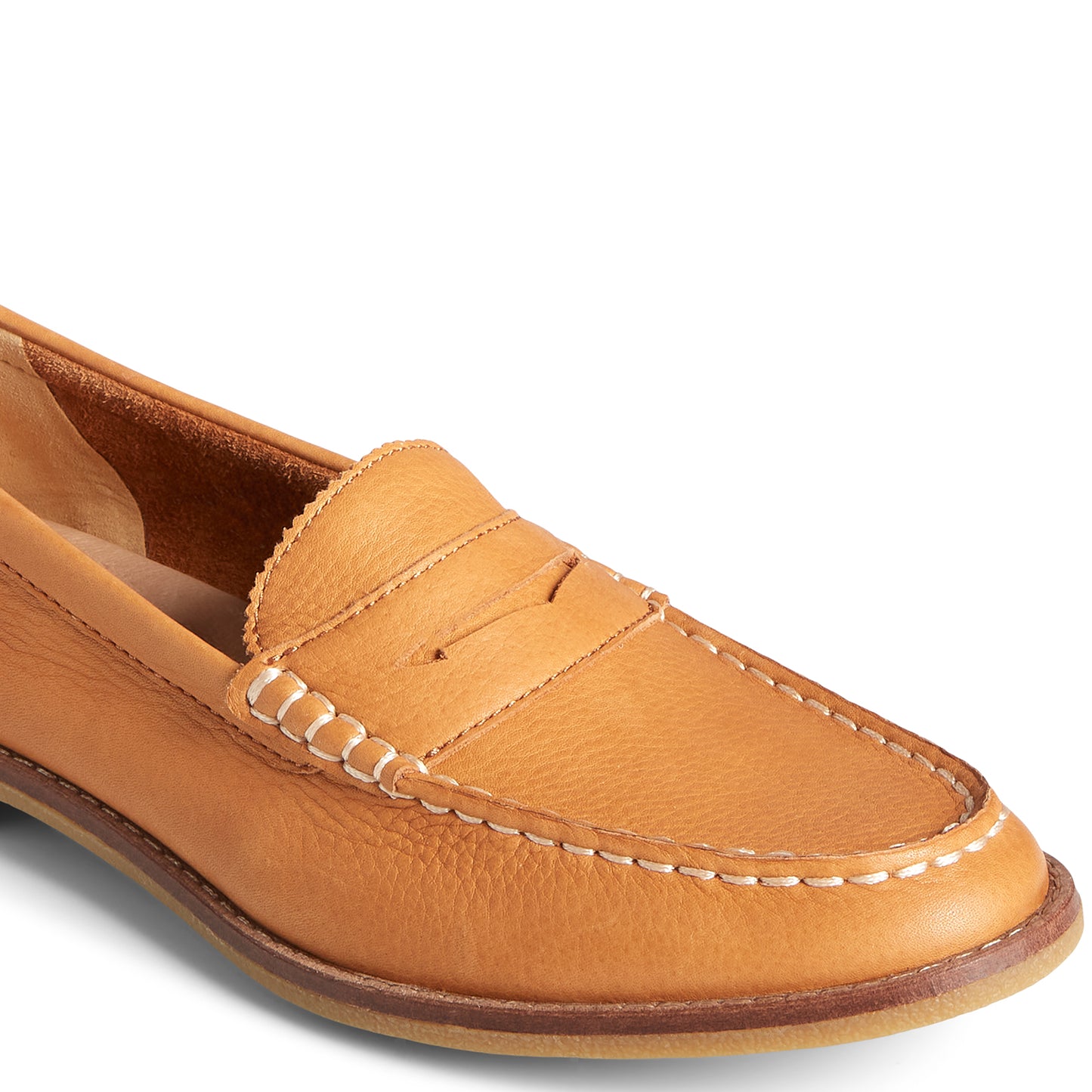 Sperry Women's Seaport Penny Leather Casual Loafers - Tan (L139339540)