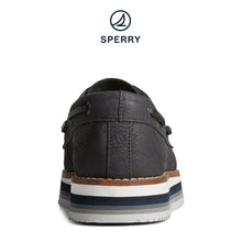 Load image into Gallery viewer, Sperry Women&#39;s Authentic Original Stacked Boat Shoe - Black (STS87116)
