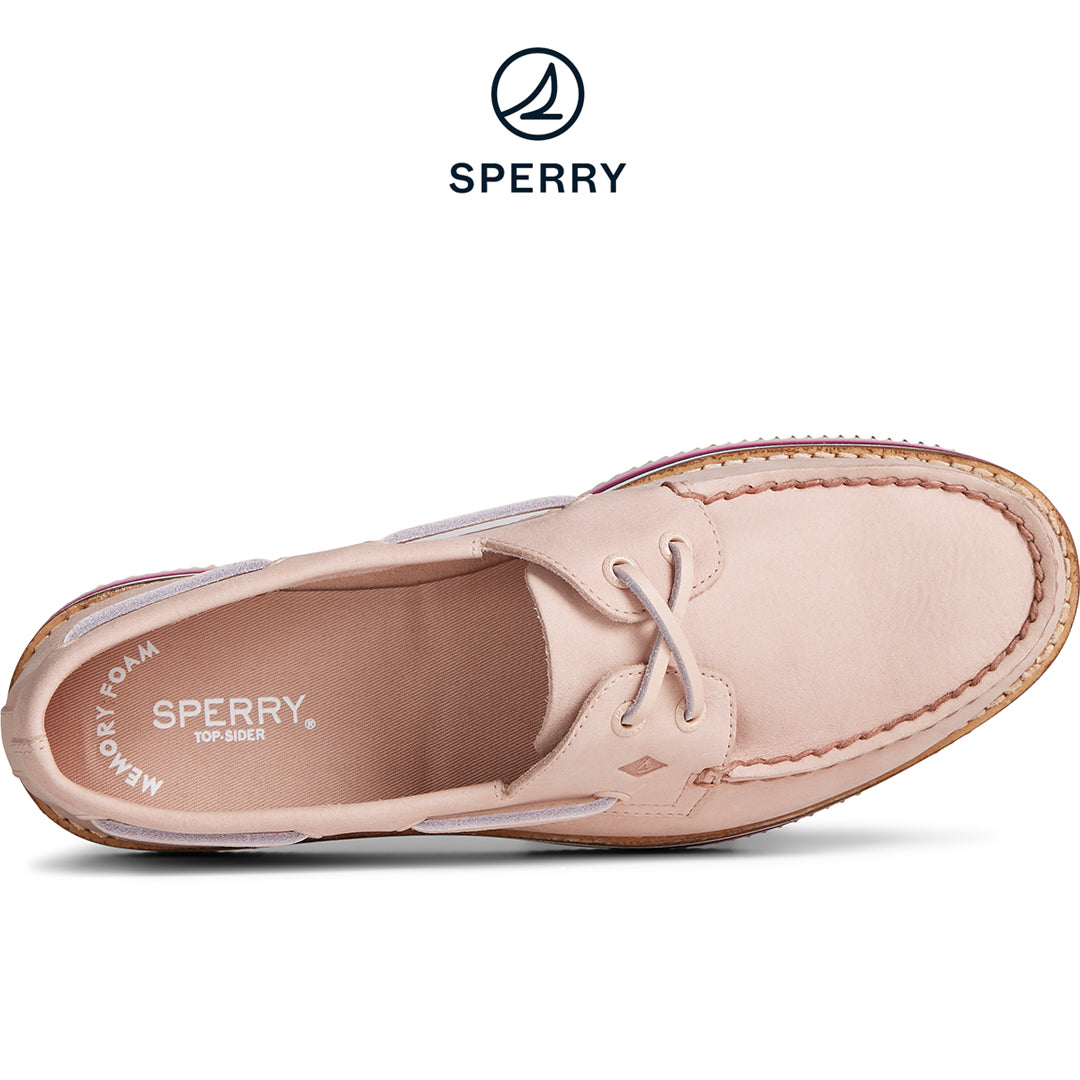 Sperry Women's Authentic Original Stacked Boat Shoe - Rose (STS87118)