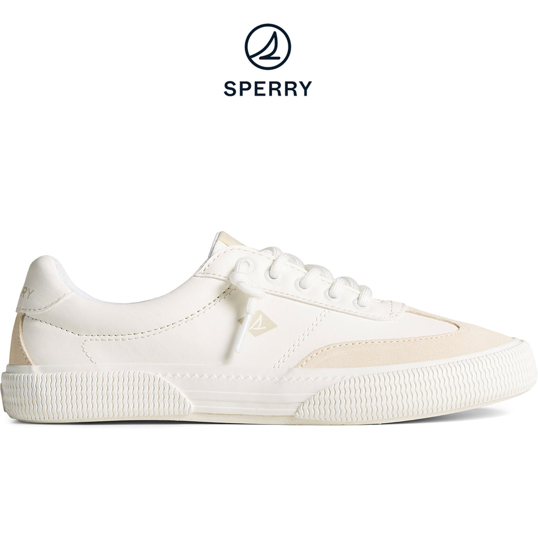 Sperry Women's Pier Wave Refresh Sneaker White (STS87265)