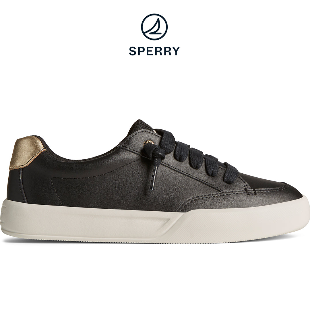 Sperry Women's Breaker Plushtep Sneaker - Black (STS87268)