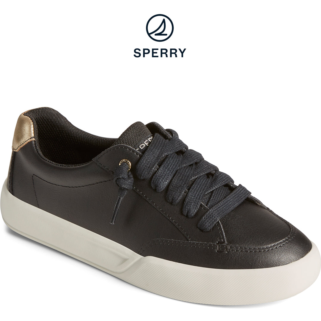 Sperry Women's Breaker Plushtep Sneaker - Black (STS87268)