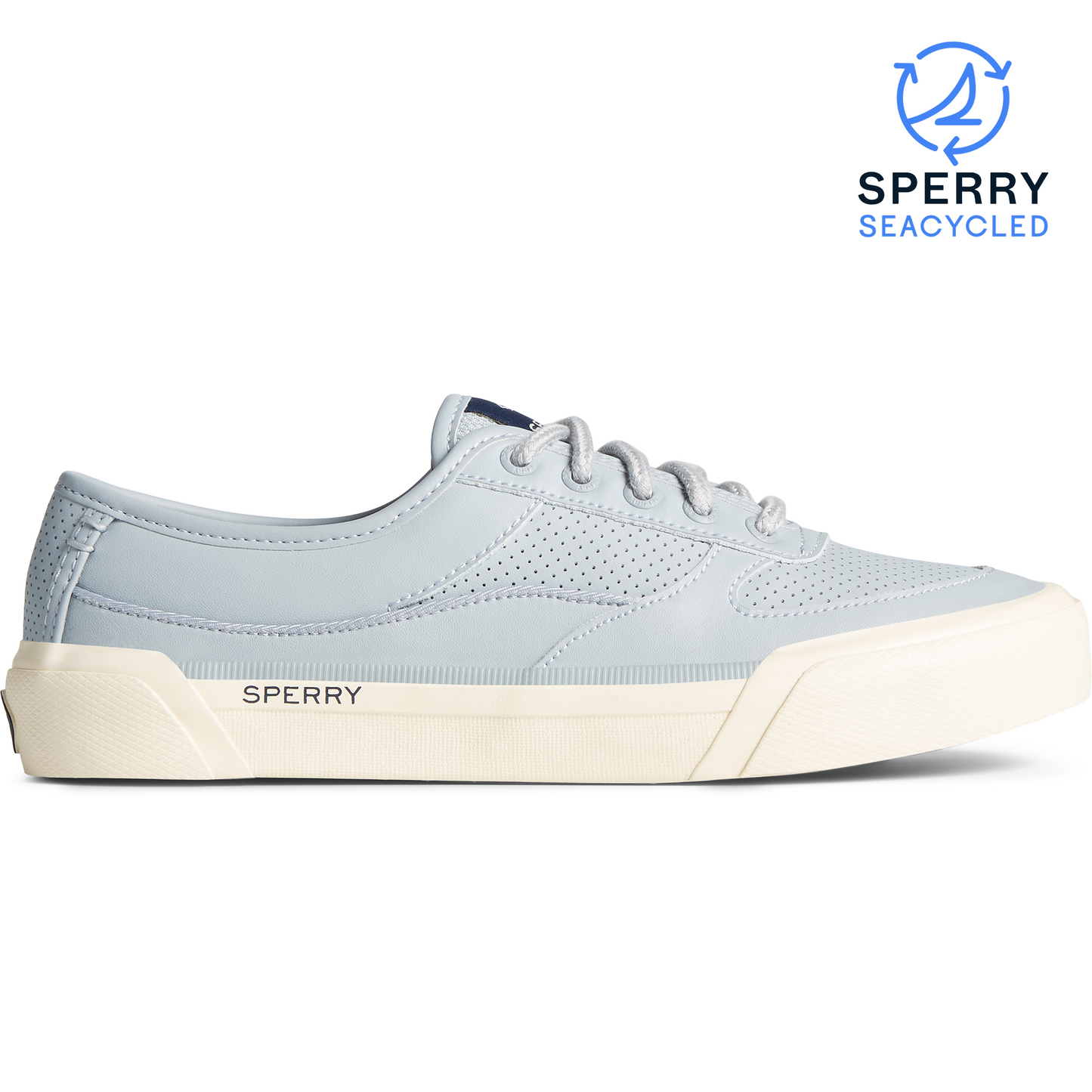 SPERRY Women's SeaCycled™ Soletide Leather Sneaker - Quarry (STS87326)